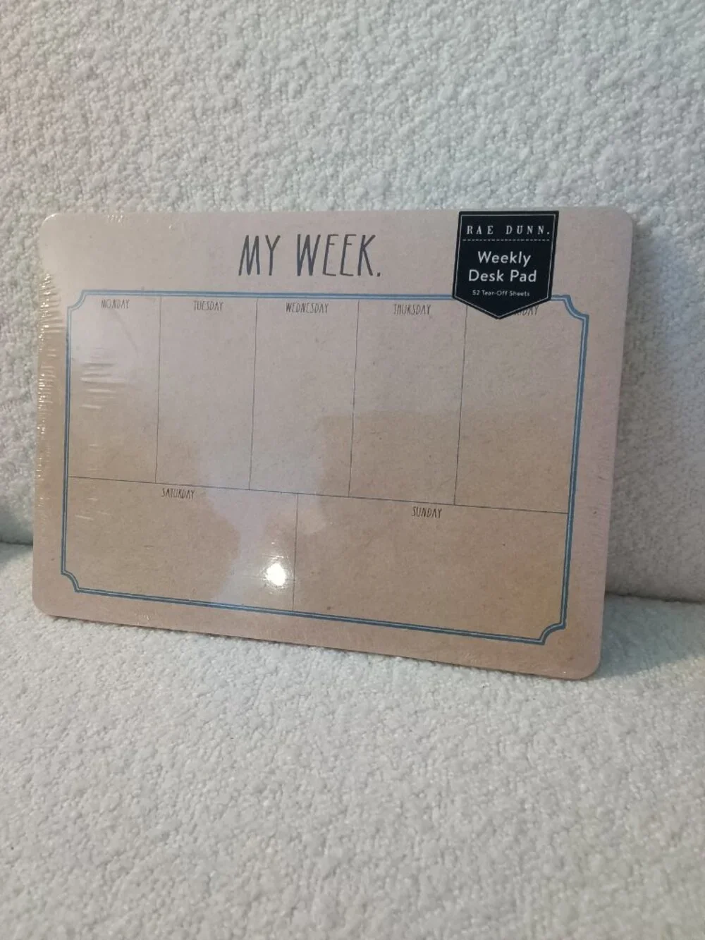 Rae Dunn Weekly Desk Planning Pad New In Package